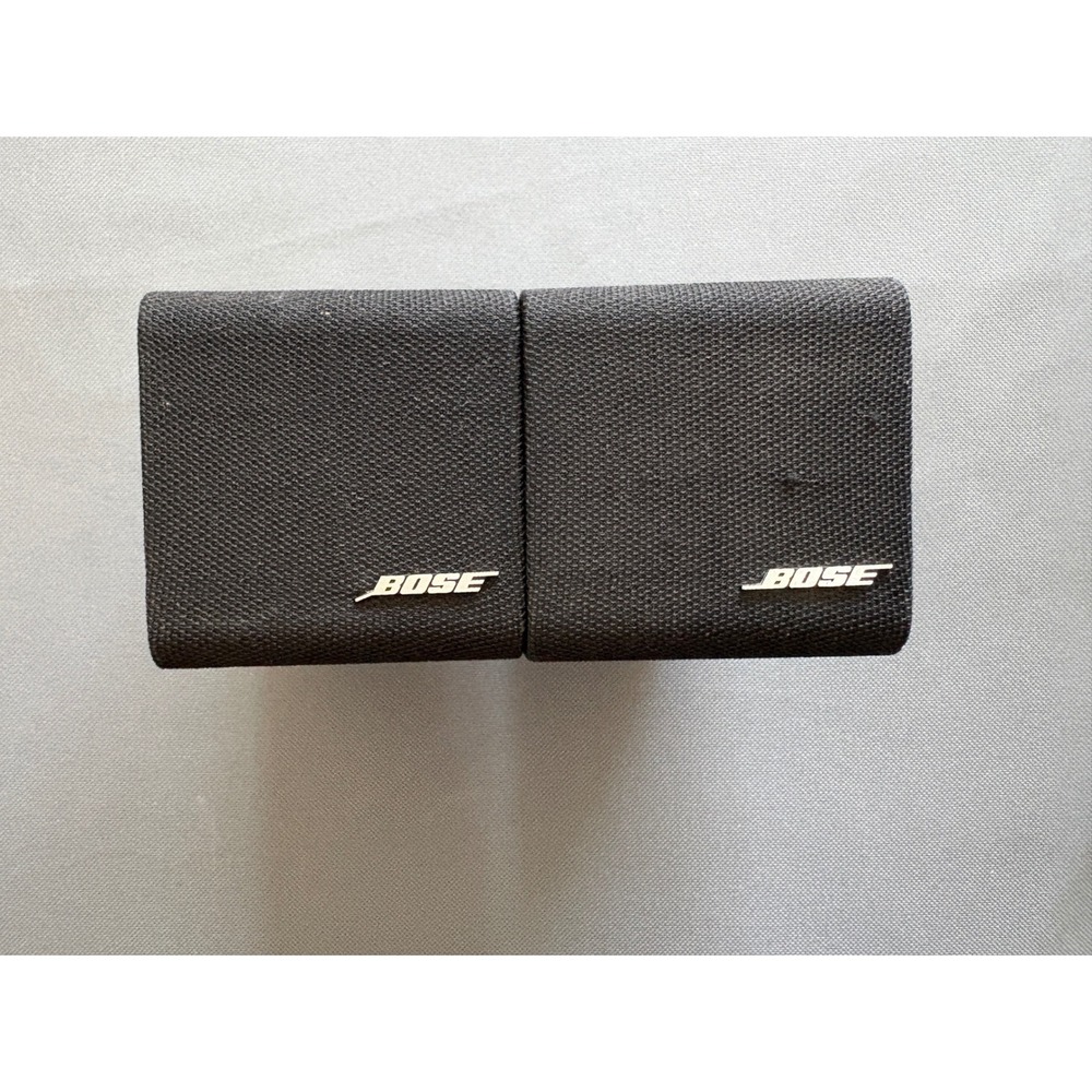 Bose Acoustimass Lifestyle Satellite Dual Cube Speakers Black Pair Swivel